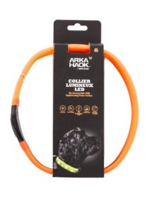 Collier LED Plat Orange Martin Sellier Alpin'Dog