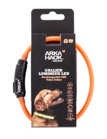 Collier LED Rond 35cm Orange Martin Sellier Alpin'Dog