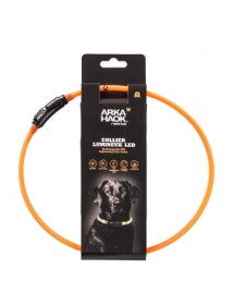 Collier LED Rond 70cm Orange Martin Sellier Alpin'Dog