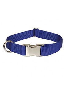 Collier Nylon Réglable 30/45cm Bleu Alpin'Dog